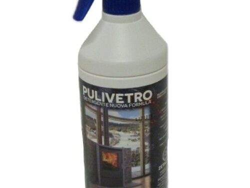 Pulivetro da 1/2 lt per pulizia vetro stufe
