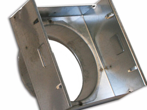 Raccordo metallico per bocchette 125